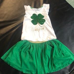St. Patty’s day outfit size 5-6 years old.